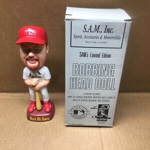 SGA Mark McGwire Bobblehead SAM Inc 1998 Limited Edition 9" NIB